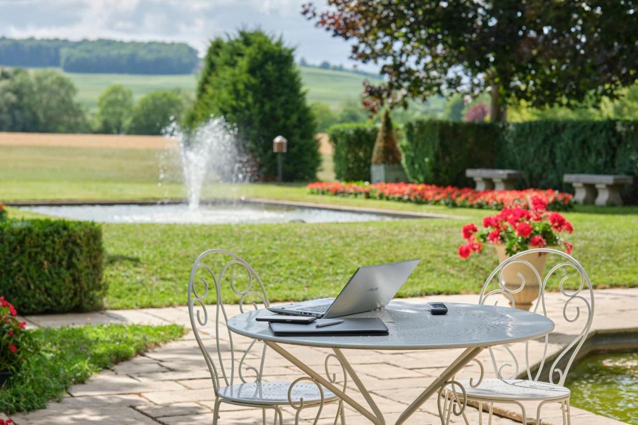 Hostellerie Briqueterie & Spa Champagne Vinay  Ngoại thất bức ảnh The garden of the Château de Chaumont